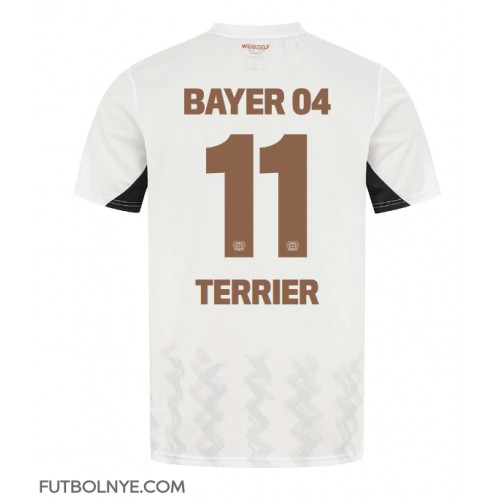 Camiseta Bayer Leverkusen Martin Terrier #11 Visitante Equipación 2024-25 manga corta